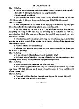 Đề luyện thi học sinh giỏi môn Sinh học Lớp 10 - Đề số 10 (Có đáp án)